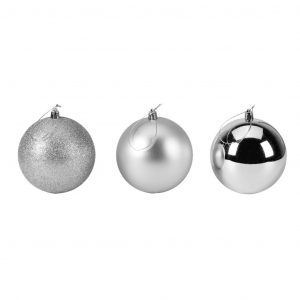 Stora Julgranskulor 3-pk (Ø10 cm) - Bild 3